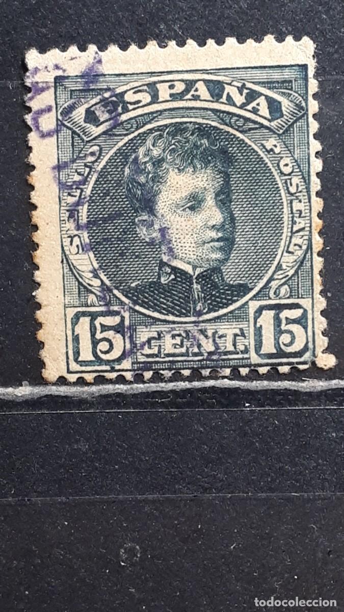 Sellos: ESPA&Ntilde;A. A&Ntilde;O 1901. MATASELLO. CARTERIA. EDIFIL 240