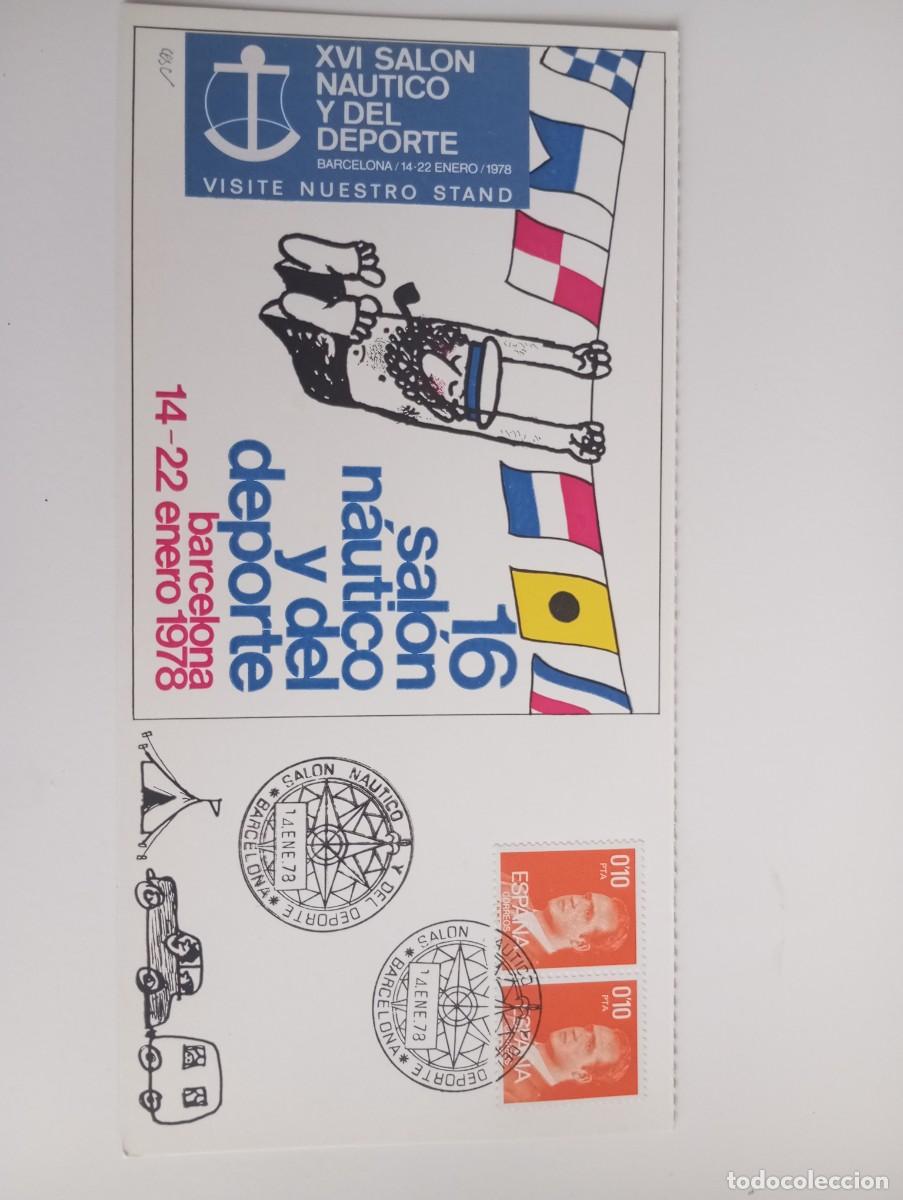 Sellos: ESPA&Ntilde;A, 1978, 16 SAL&Oacute;N N&Aacute;UTICO Y DEL DEPORTE
