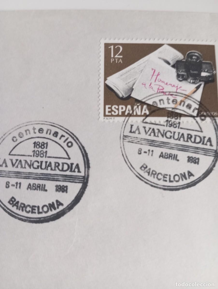 Sellos: ESPA&Ntilde;A, 1981, CENTENARIO DE LA VANGUARDIA - Foto 3