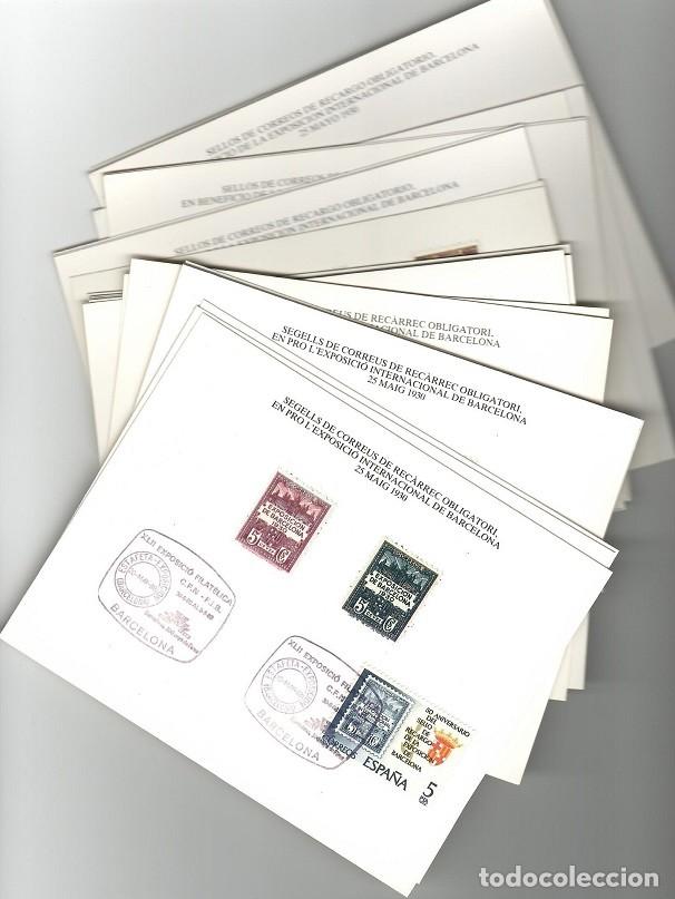 Briefmarken: 28 Tarjetas ideal reventa / XLII Exposici&oacute; filat&egrave;lica C.F.N.-F.I.B. 1988 - Centenario Exposici&oacute;n U..