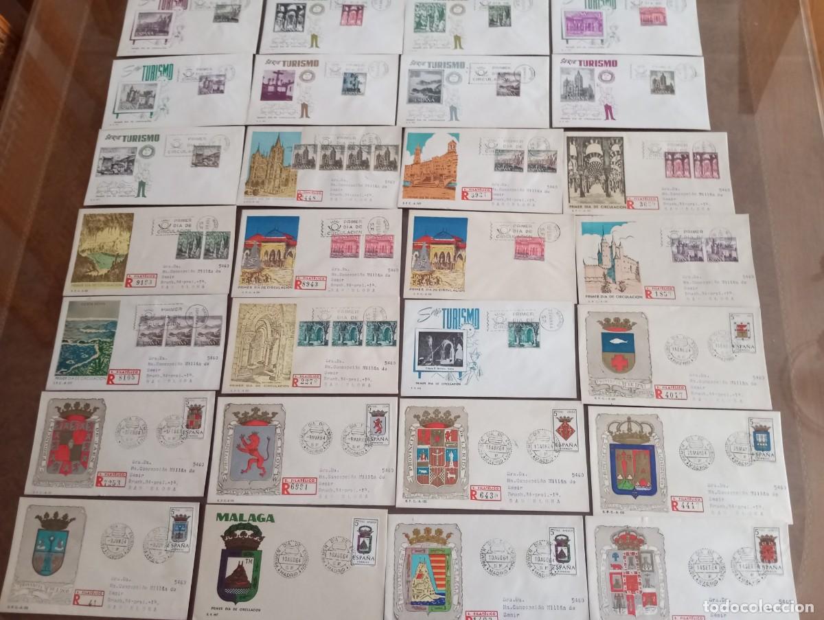 Sellos: ESPA&Ntilde;A 1964, SPD , COLECCI&Oacute;N COMPLETA, VER FOTOS