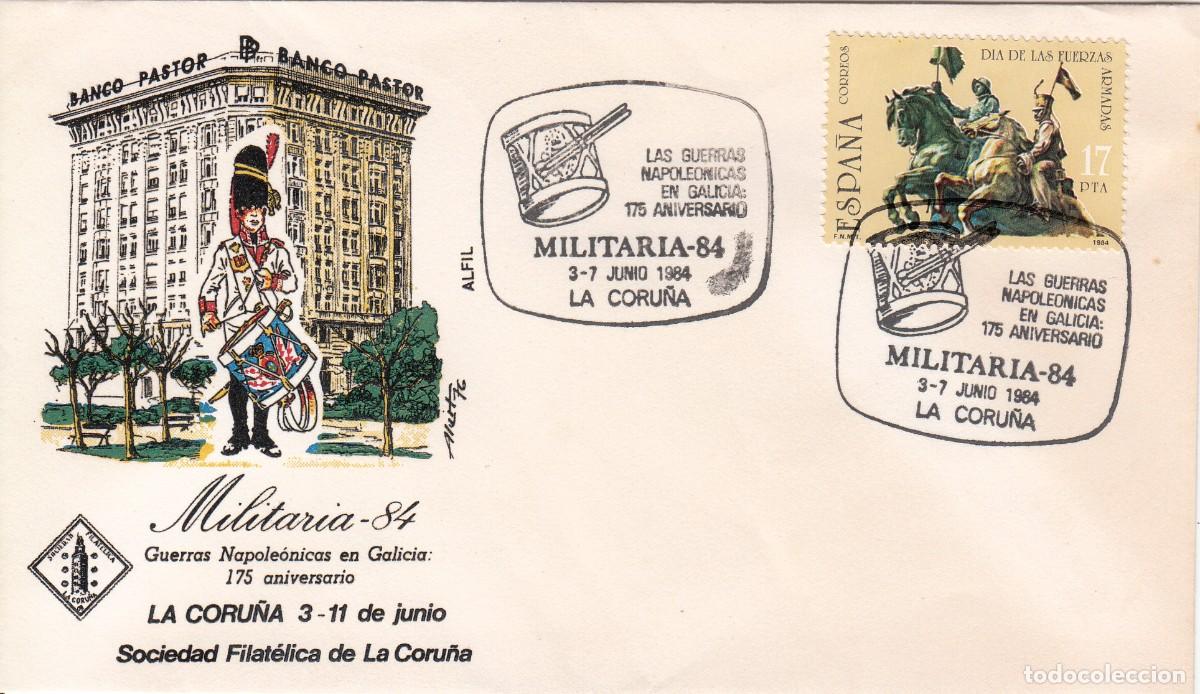 Sellos: MATASELLOS MILITARIA - 84 - LA CORU&Ntilde;A - 1984