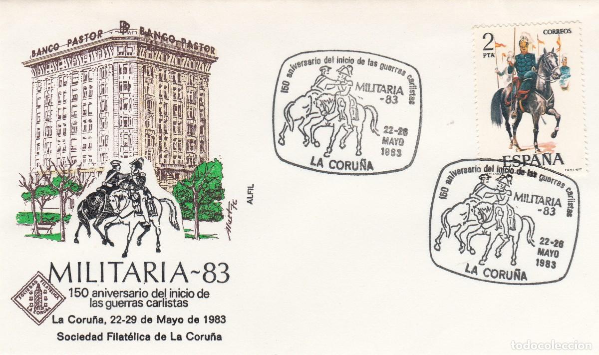 Sellos: MATASELLOS MILITARIA - 83 - LA CORU&Ntilde;A - 1983