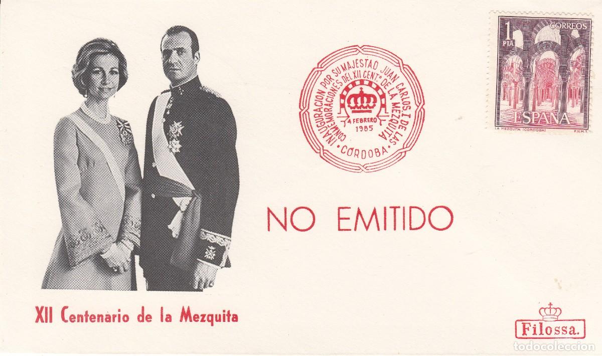 Sellos: MATASELLOS NO EMITIDO XII CENTENARIO DE LA MEZQUITA - INAUGURACI&Oacute;N JUAN CARLOS I - 1985