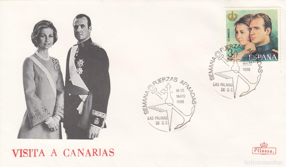 Sellos: MATASELLOS SEMANA FEURZAS ARMADAS - LAS PALMAS DE GRAN CANARIA - 1986