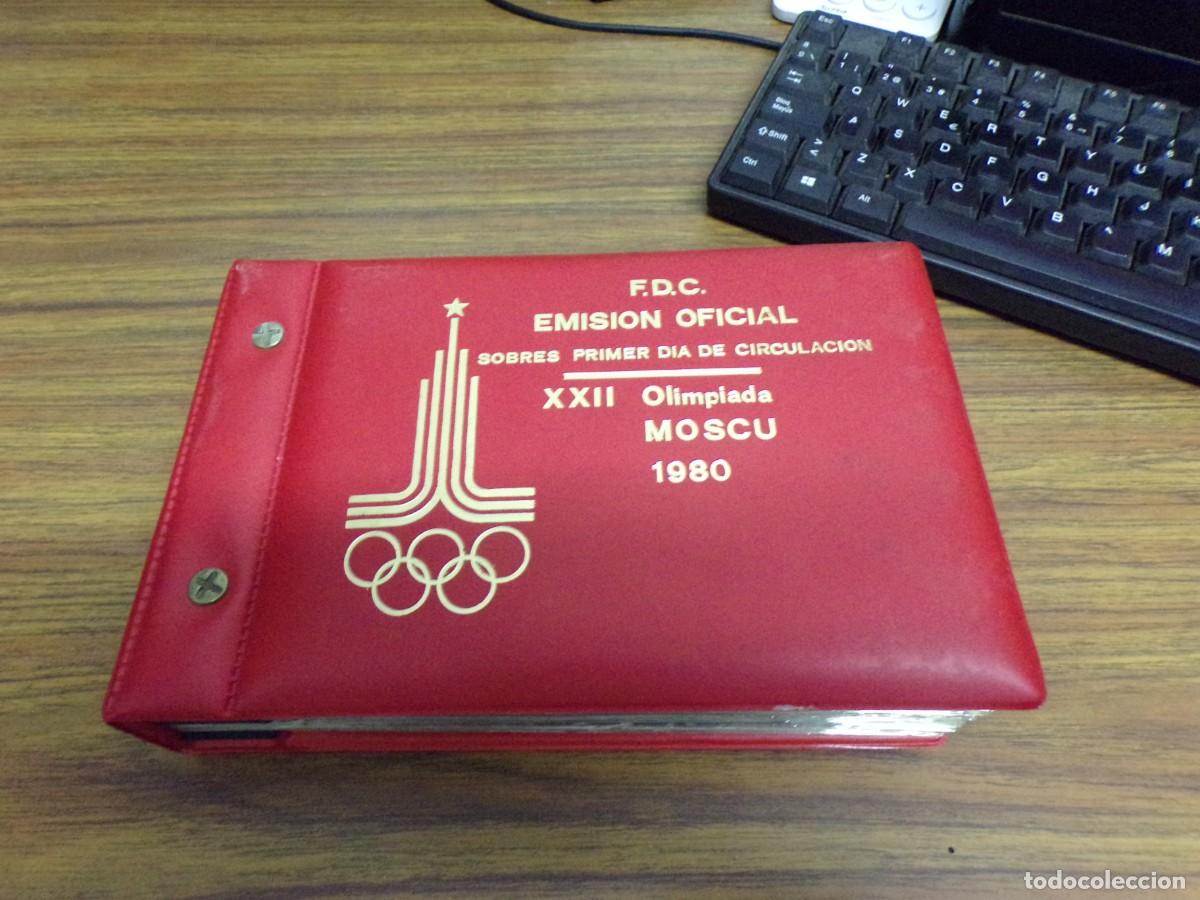 Sellos: emision official sobres primer dia de circulacion olimpiada de moscu 1980 49 unidades