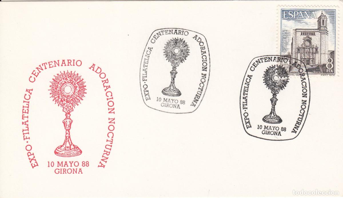 Sellos: MATASELLOS CENTENARIO ADORACI&Oacute;N NOCTURNA - 1988 - GIRONA