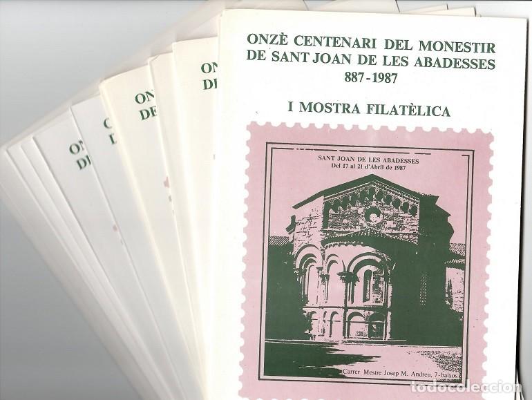 Francobolli: Lote 15 D&iacute;pticos I MOSTRA FILAT&Eacute;LICA - Onz&egrave; Centenari Monestir Sant Joan de les Abadesses - Reventa