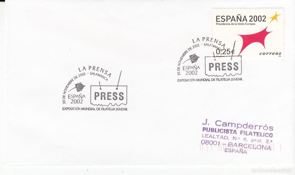 Sellos: MATASELLOS SALAMANCA - ESPA&Ntilde;A 2002 - PRESS