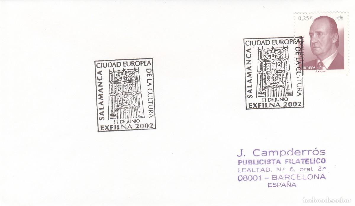 Sellos: MATASELLOS SALAMANCA - EXFILNA 2002 - CIUDAD EUROPEA DE LA CULTURA
