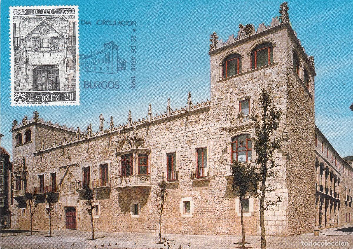 Sellos: 1989 MATASELLOS EXPOSICI&Oacute;N FILAT&Eacute;LICA - CASA DEL CORD&Oacute;N - BURGOS NUM. 3000 EN M&Aacute;XIMA