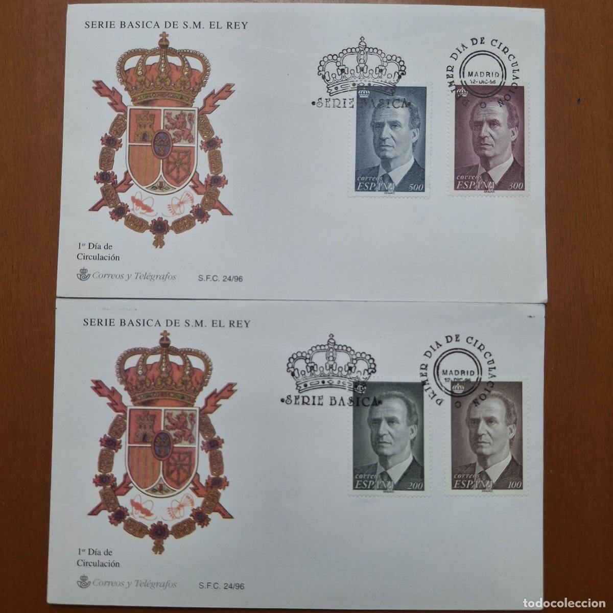 Sellos: HB1244 Sellos ESPA&Ntilde;A a&ntilde;o 1996 SERIE COMPLETA en SPD