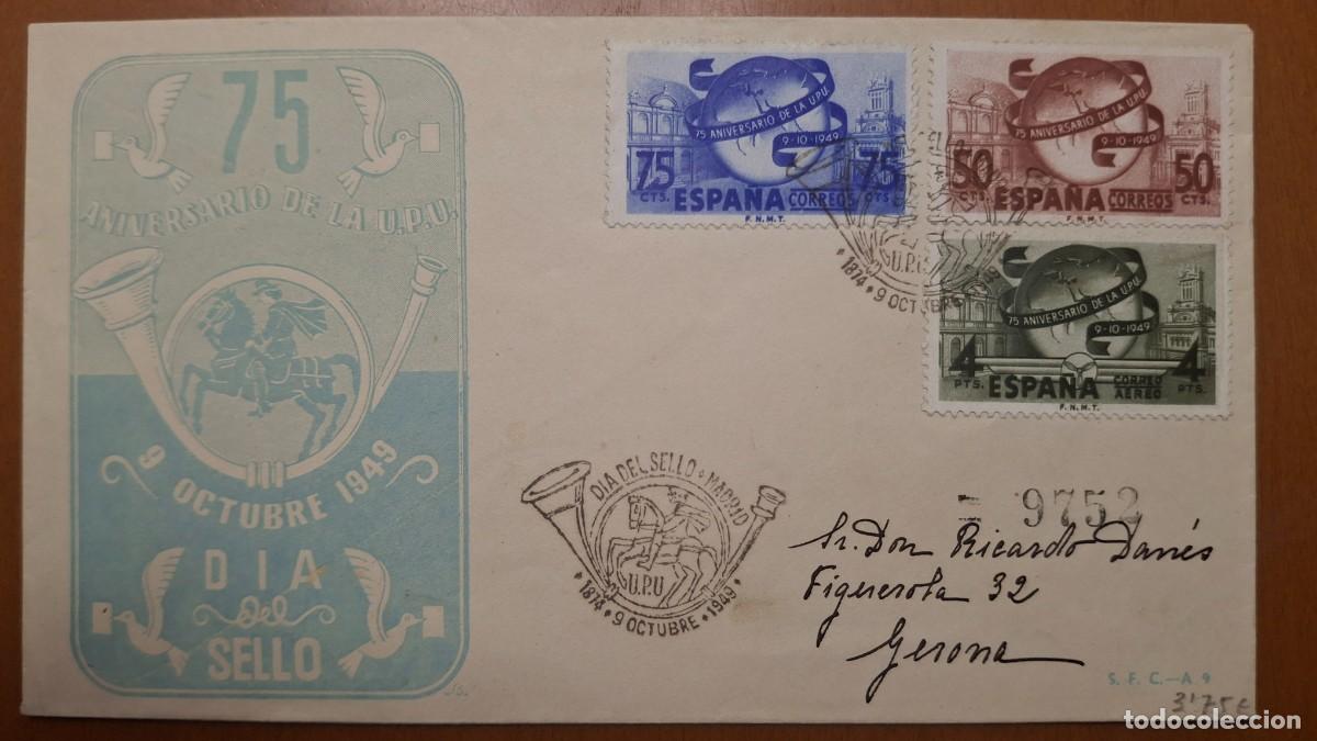 Briefmarken: HB1313 Sellos ESPA&Ntilde;A Sobre del Primer Dia a&ntilde;o 1949