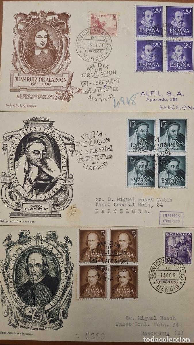 Francobolli: HB1329 Sellos ESPA&Ntilde;A Sobre del Primer Dia a&ntilde;o 1950