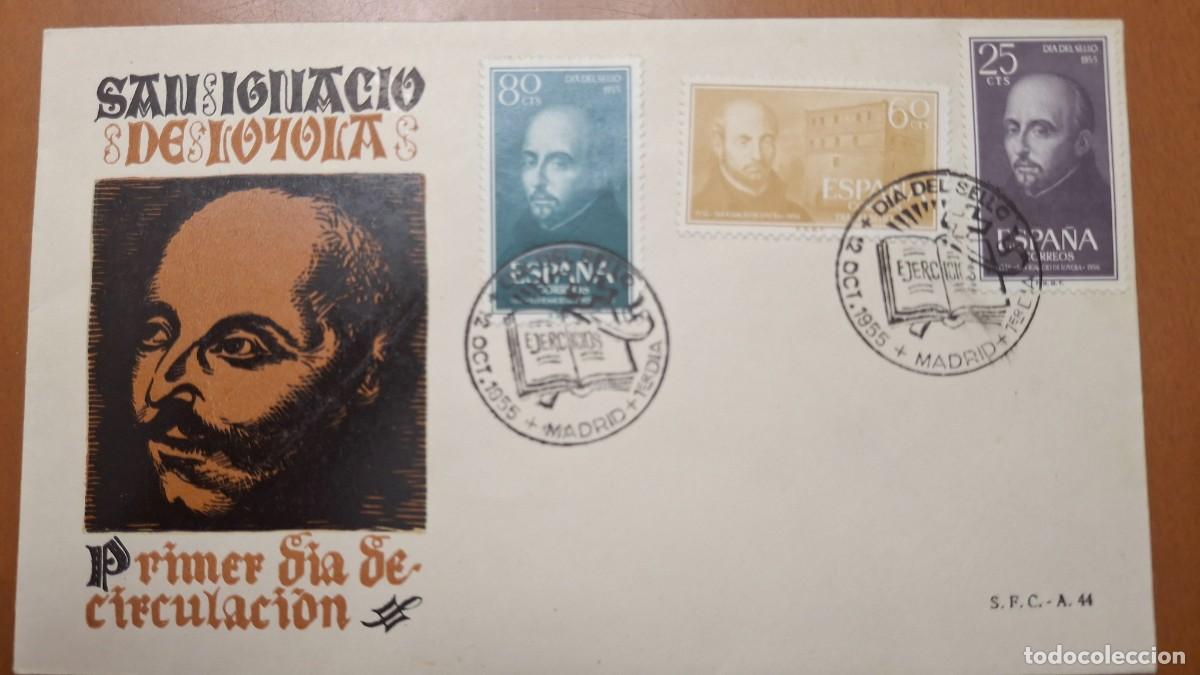Timbres: HB1333 Sellos ESPA&Ntilde;A Sobre del Primer Dia a&ntilde;o 1954