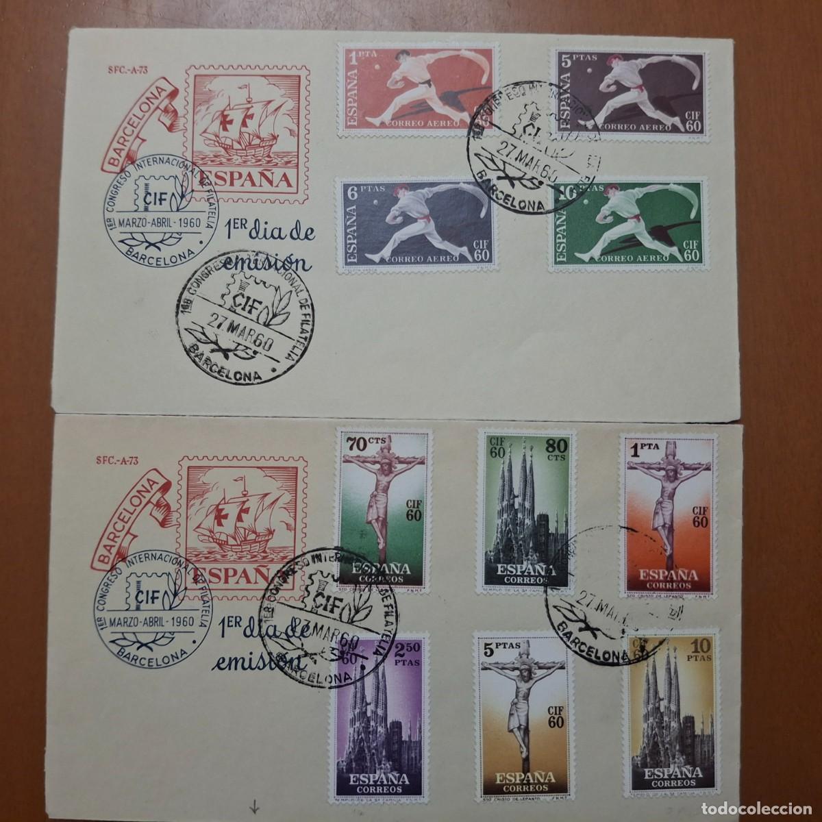 Sellos: HB1357 Sellos ESPA&Ntilde;A Sobre del Primer Dia a&ntilde;o 1960