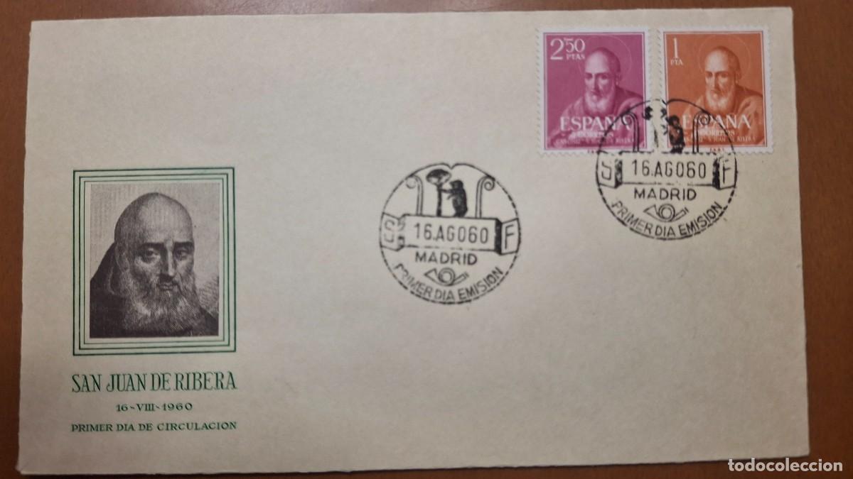 Timbres: HB1360 Sellos ESPA&Ntilde;A Sobre del Primer Dia a&ntilde;o 1960