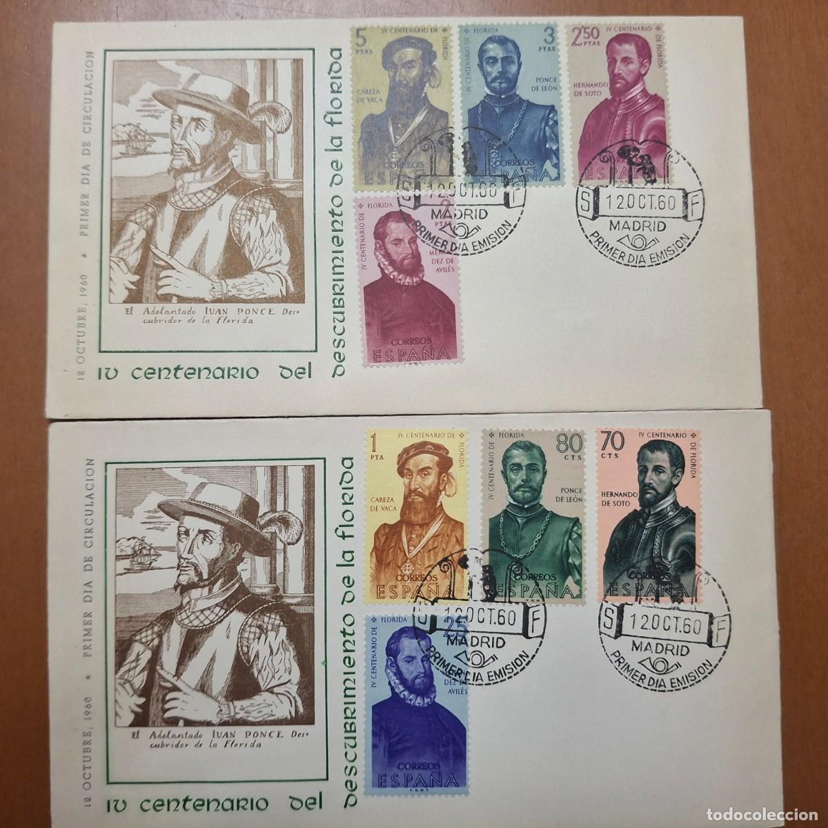 Timbres: HB1364 Sellos ESPA&Ntilde;A Sobre del Primer Dia a&ntilde;o 1960