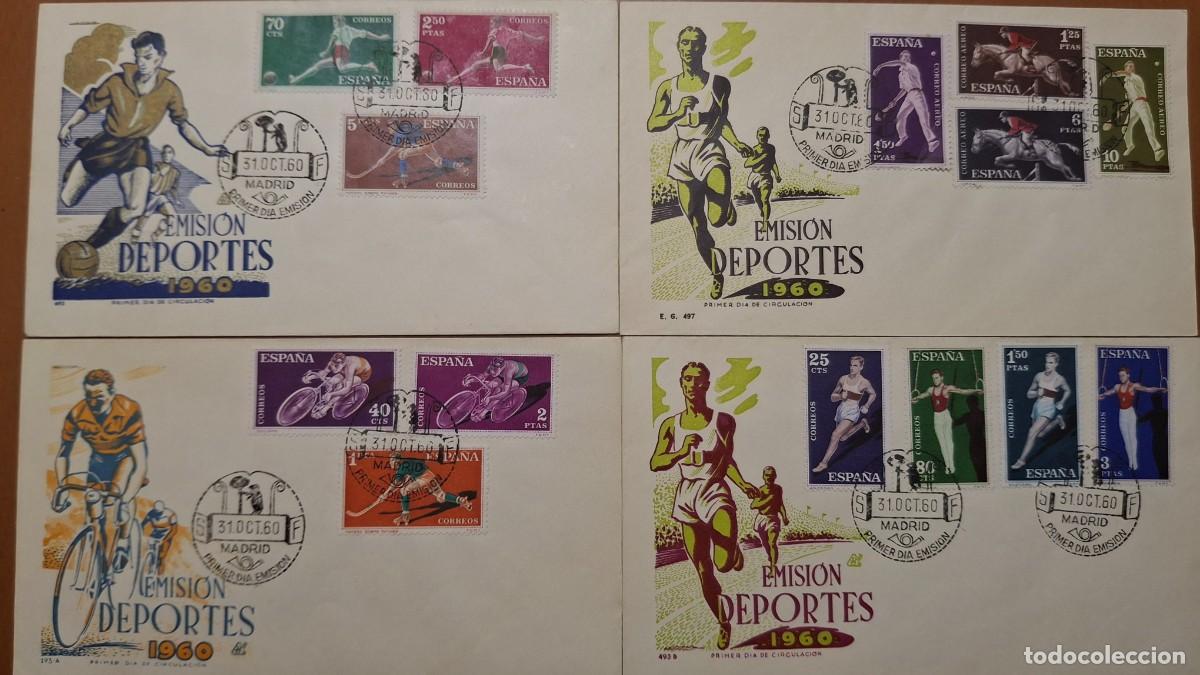 Stamps: HB1365 Sellos ESPA&Ntilde;A Sobre del Primer Dia a&ntilde;o 1960