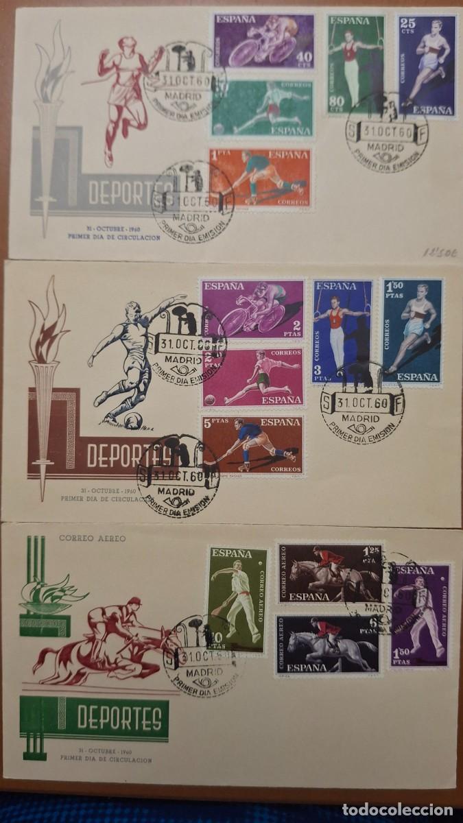 Timbres: HB1366 Sellos ESPA&Ntilde;A Sobre del Primer Dia a&ntilde;o 1960