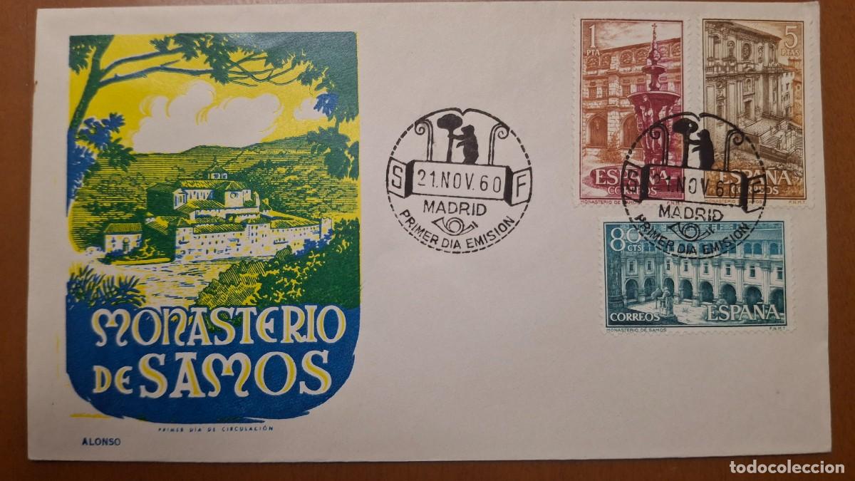Timbres: HB1368 Sellos ESPA&Ntilde;A Sobre del Primer Dia a&ntilde;o 1960