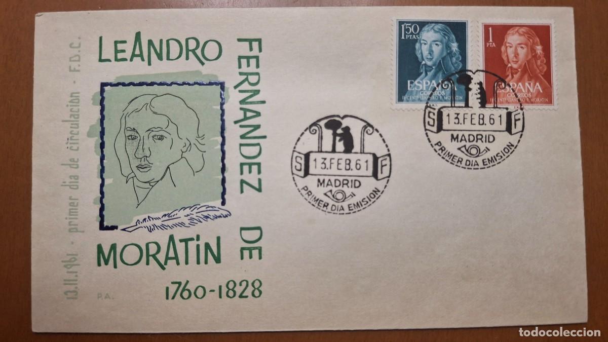 Timbres: HB1369 Sellos ESPA&Ntilde;A Sobre del Primer Dia a&ntilde;o 1961
