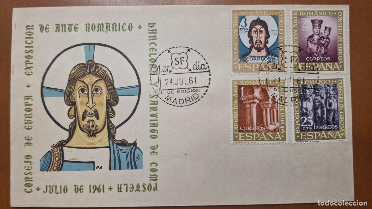 Timbres: HB1373 Sellos ESPA&Ntilde;A Sobre del Primer Dia a&ntilde;o 1961