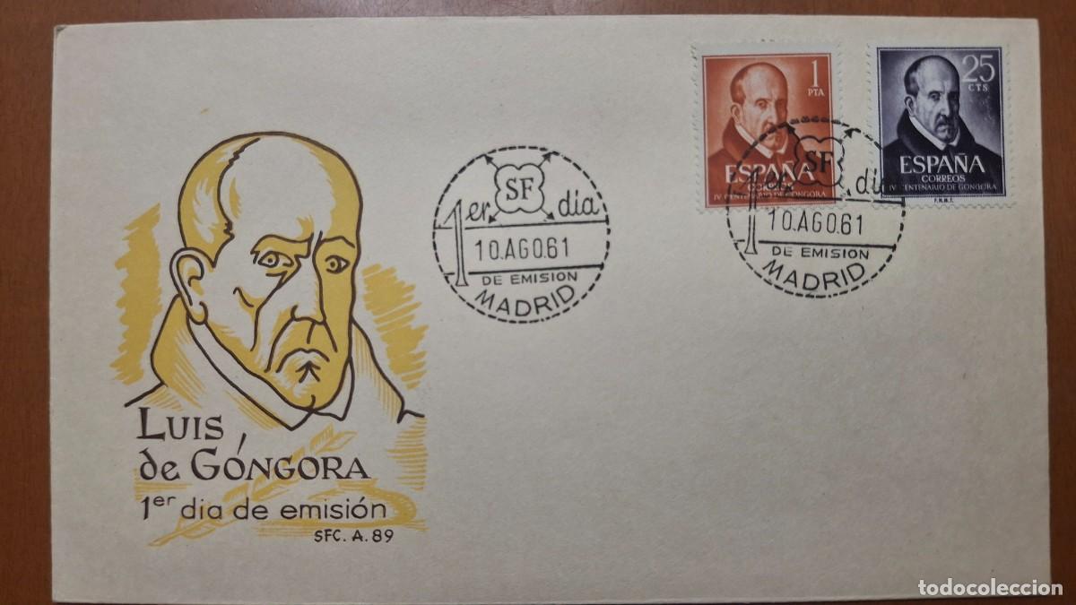 Timbres: HB1374 Sellos ESPA&Ntilde;A Sobre del Primer Dia a&ntilde;o 1961