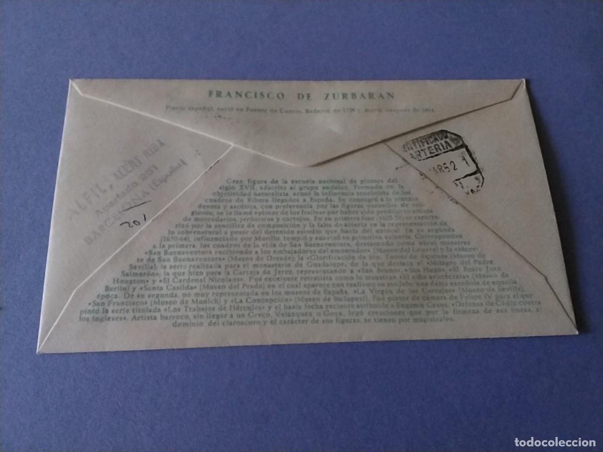 Sellos: Sobre primer dia Espa&ntilde;a 1962 circulado - Foto 2