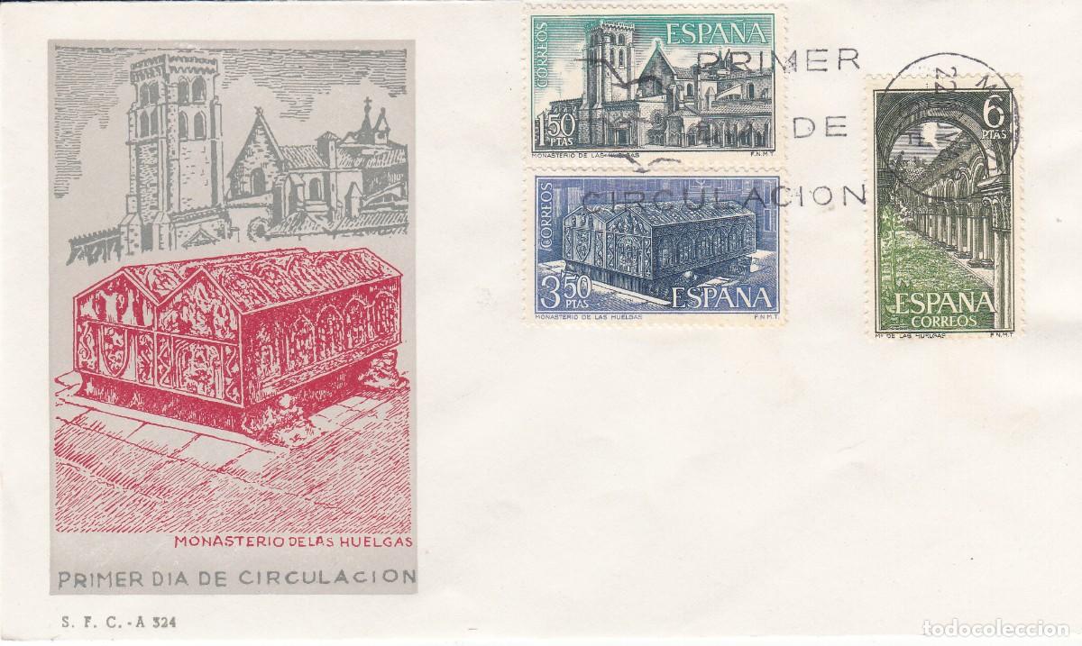 Sellos: SPD - PRIMER D&Iacute;A - 1969 - REAL MONASTERIO DE LAS HUELGAS NUMS. 1946 A 1948