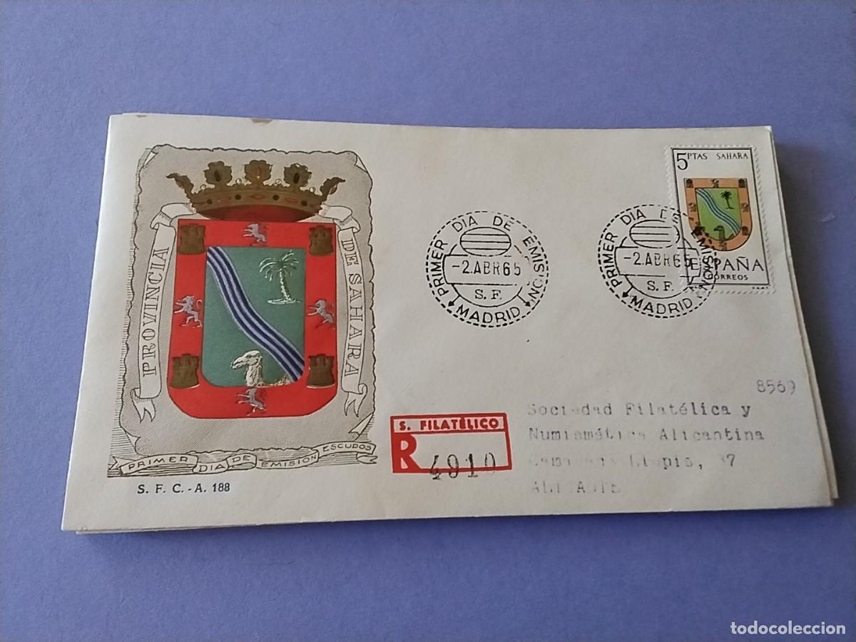 Sellos: Sobre primer dia Espa&ntilde;a 1965 circulado - Foto 1