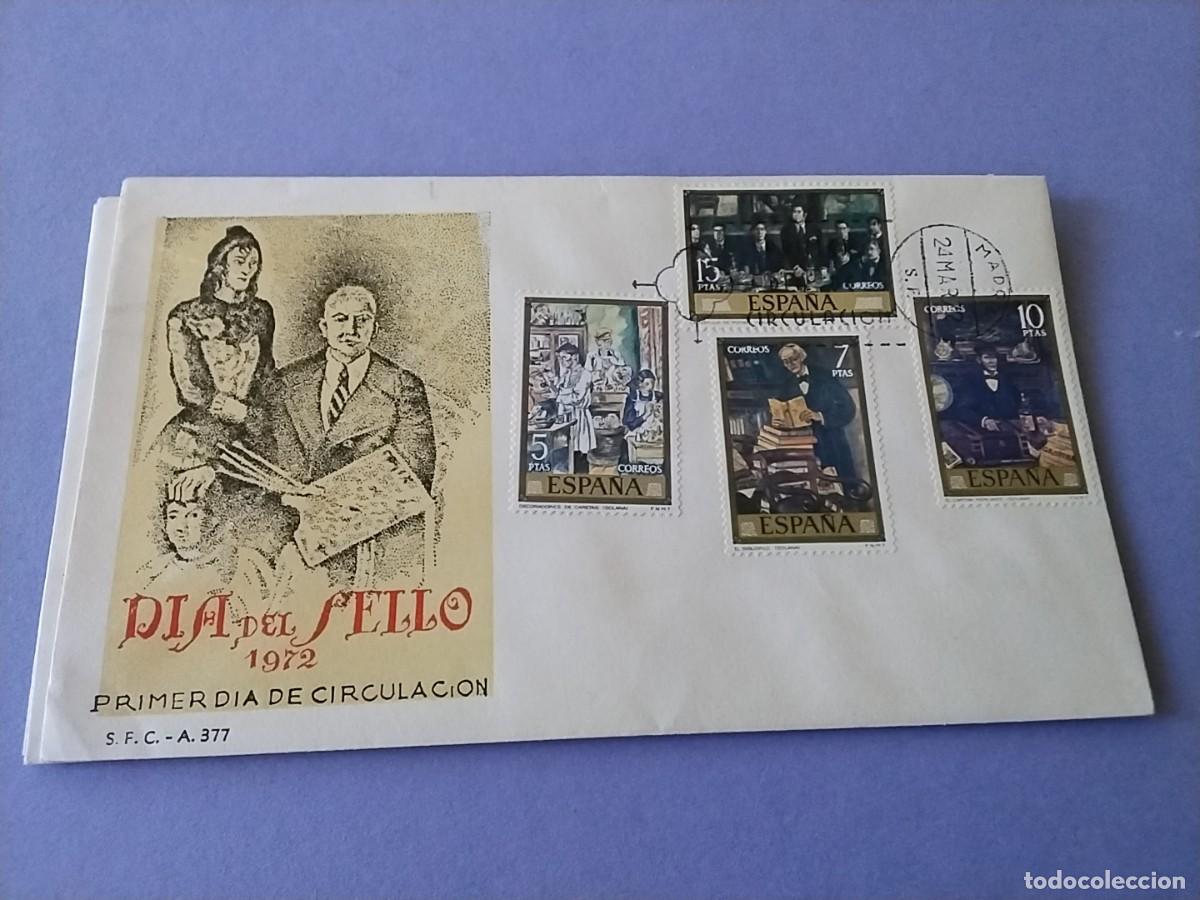 Sellos: Sobre primer dia Espa&ntilde;a 1972 - Foto 1