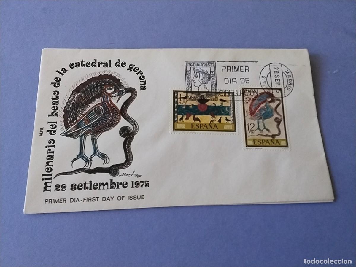 Stamps: Sobre primer dia Espa&ntilde;a 1975