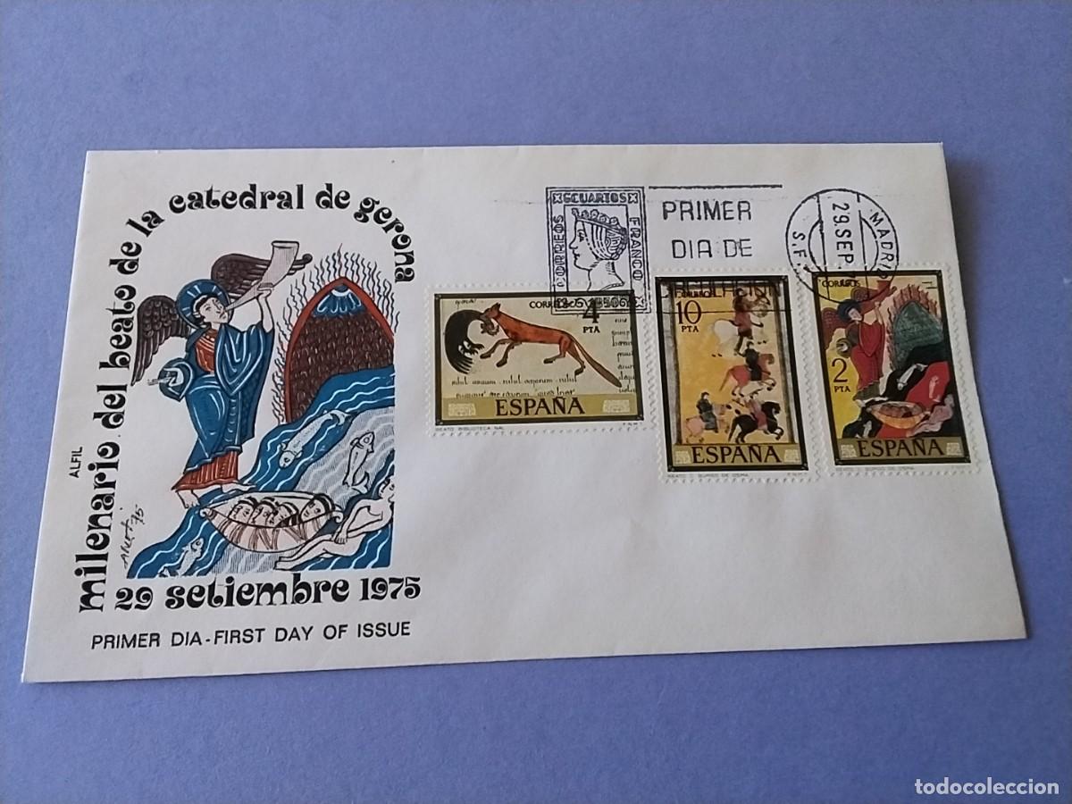 Stamps: Sobre primer dia Espa&ntilde;a 1975
