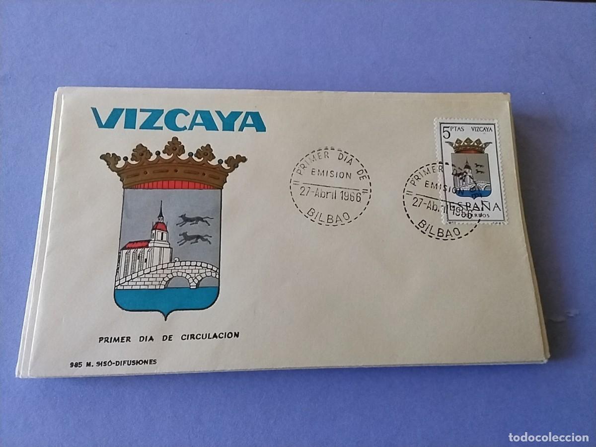 Stamps: Sobre primer dia Espa&ntilde;a 1966