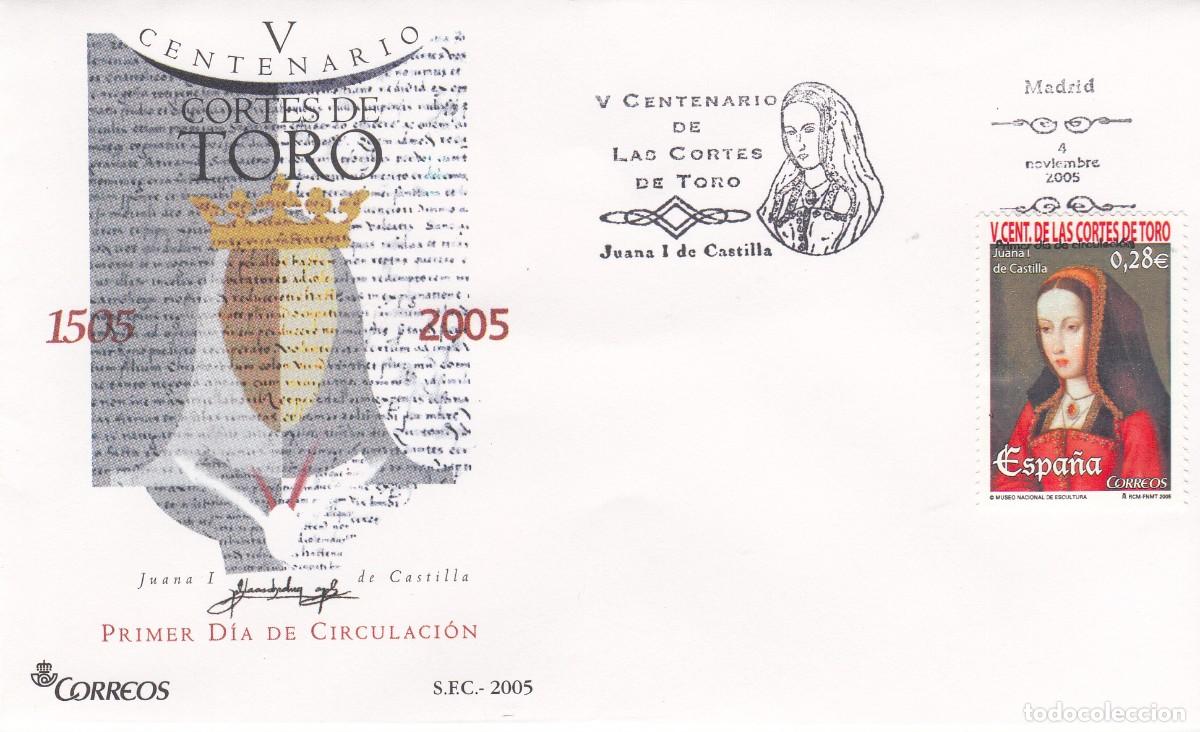 Selos: SPD - PRIMER D&Iacute;A - 2005 CENTENARIO DE LAS CORTES DE TORO NUM. 4198