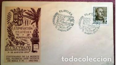 Sellos: MATASELLO BADALONA 1952 - Foto 1