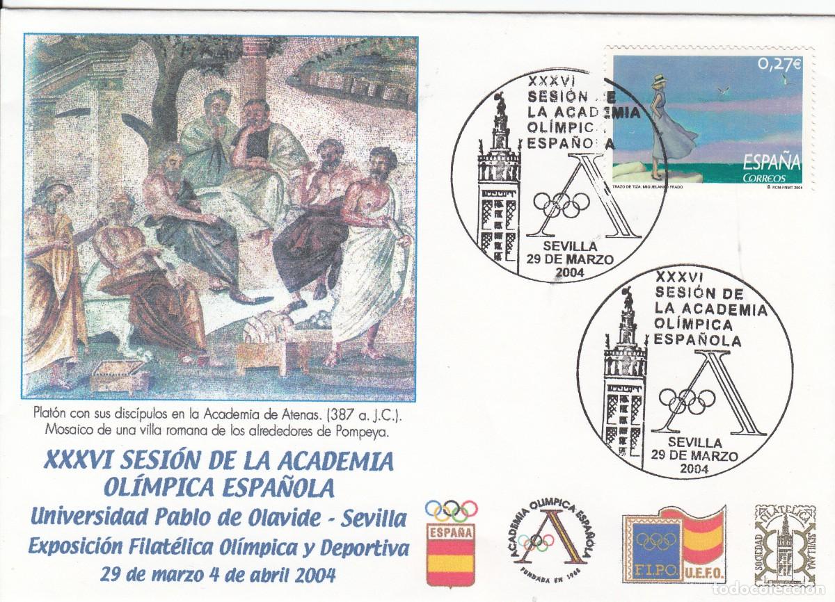 Stamps: MATASELLOS SESI&Oacute;N ACADEMIA OL&Iacute;MPICA ESPA&Ntilde;OLA - SEVILLA - 2004