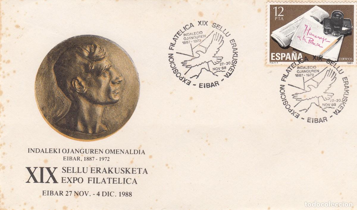 Stamps: MATASELLOS EXP. FILAT&Eacute;LICA EIBAR - 1988