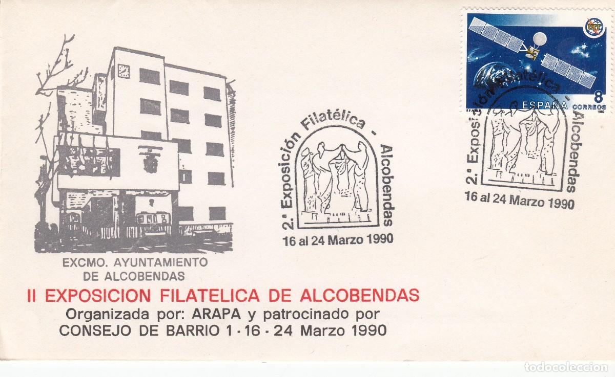 Timbres: MATASELLOS EXPOSICI&Oacute;N FILAT&Eacute;LICA DE ALCOBENDAS - 1990