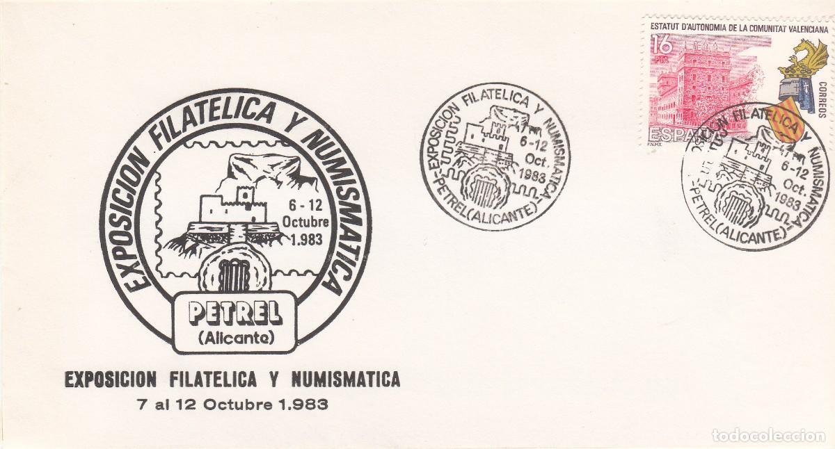 Briefmarken: MATASELLOS EXPOSICION FILAT&Eacute;LICA PETREL - 1983