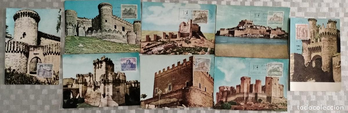 Sellos: 8 M&Aacute;XIMAS DE LA SERIE CASTILLOS DE ESPA&Ntilde;A A&Ntilde;O 1967 NUMS. 1809 A 1816