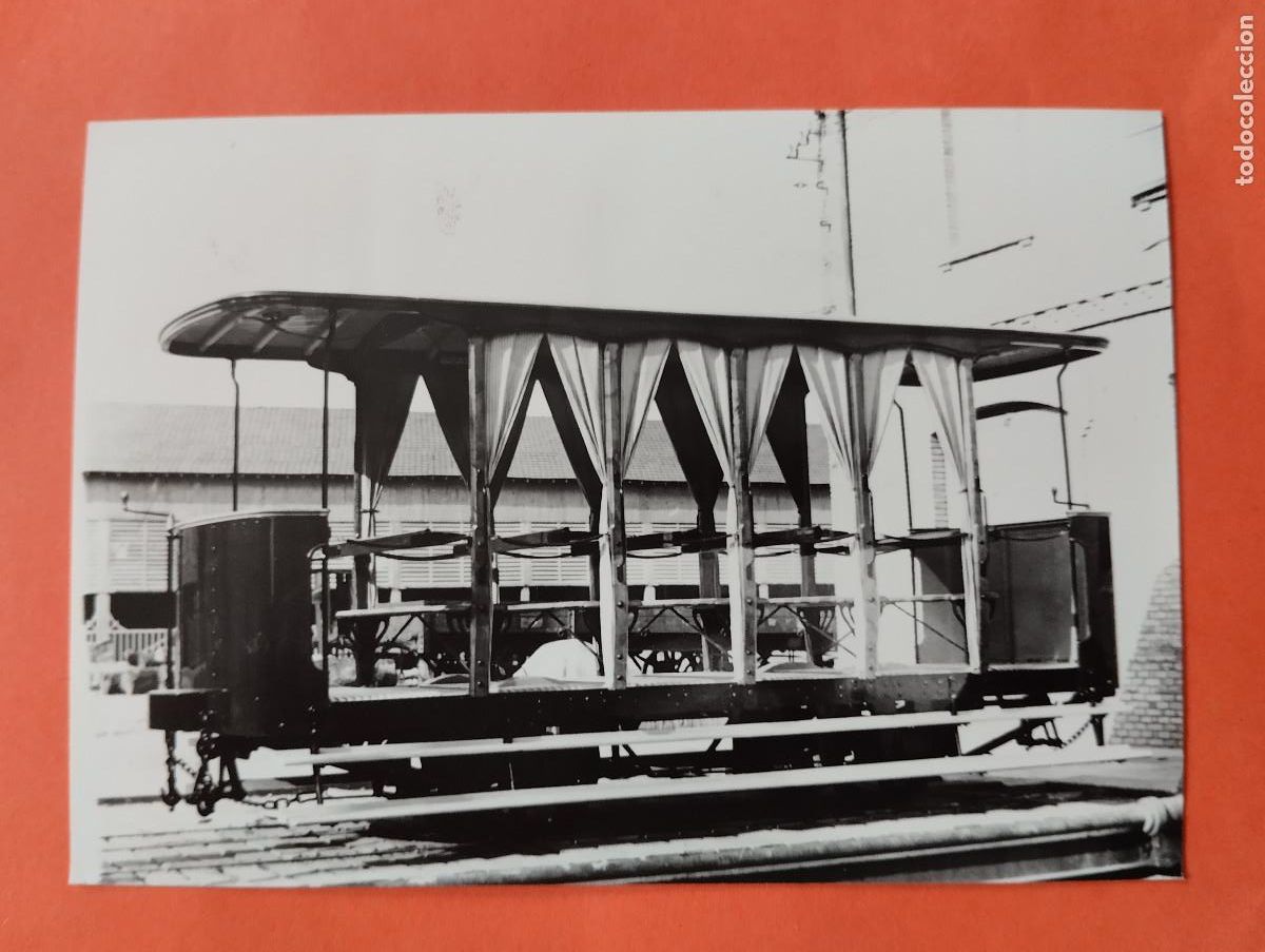 Selos: FOTO 12,5X8,7CM. I EXP. FILATELICA 1990 ZARAGOZA FERROCARRILES. TRANVIA..