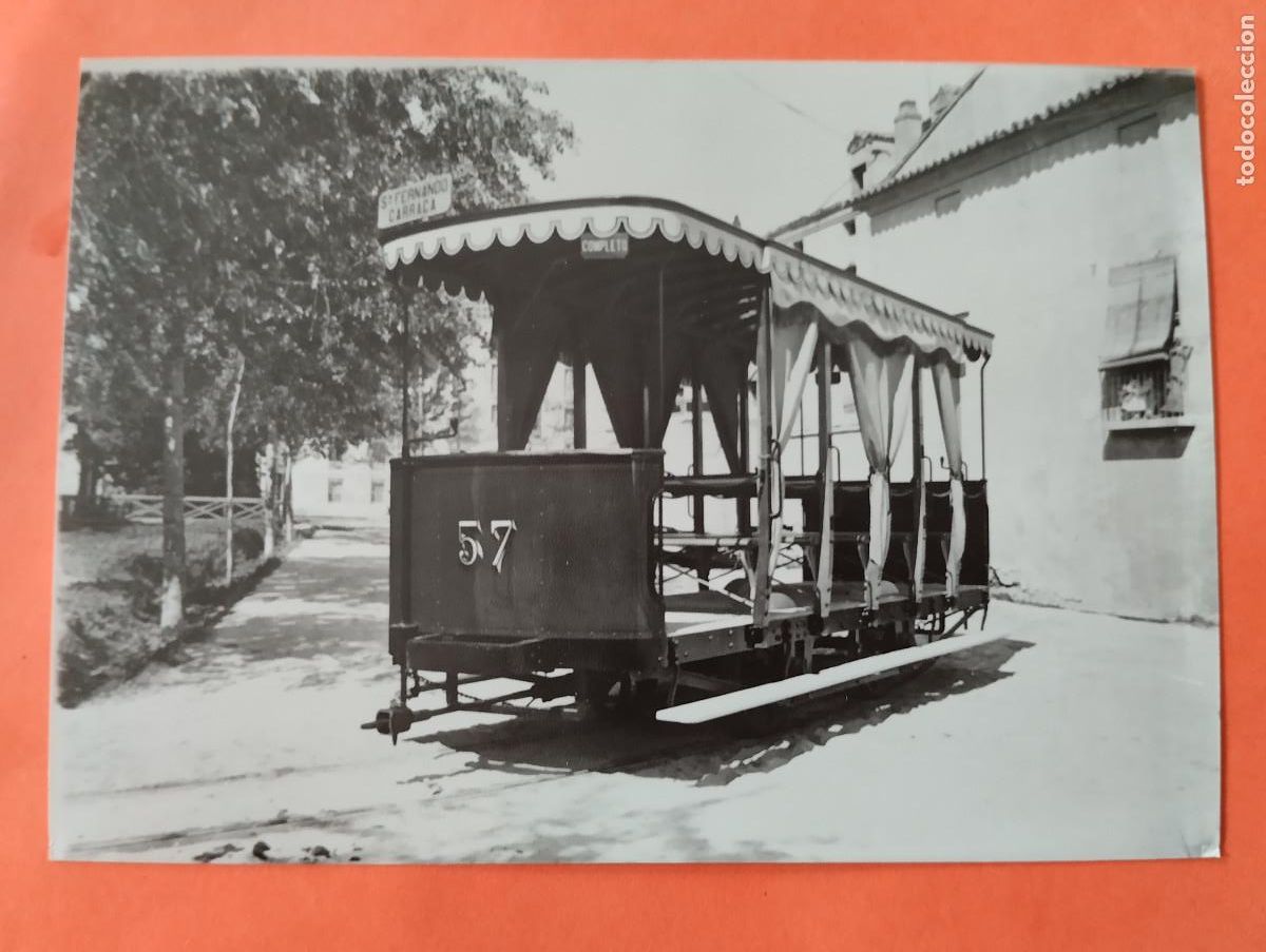 Timbres: FOTO 12,7X9CM. I EXP. FILATELICA 1990 ZARAGOZA FERROCARRILES. TRANVIA..S. FERNANDO CARRACA