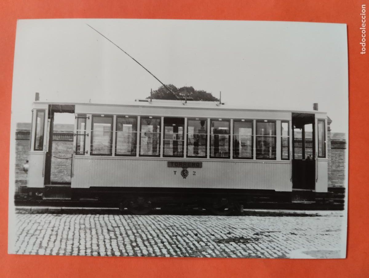 Timbres: FOTO 12,7X9CM. I EXP. FILATELICA 1990 ZARAGOZA FERROCARRILES. TRANVIA..TORRERO