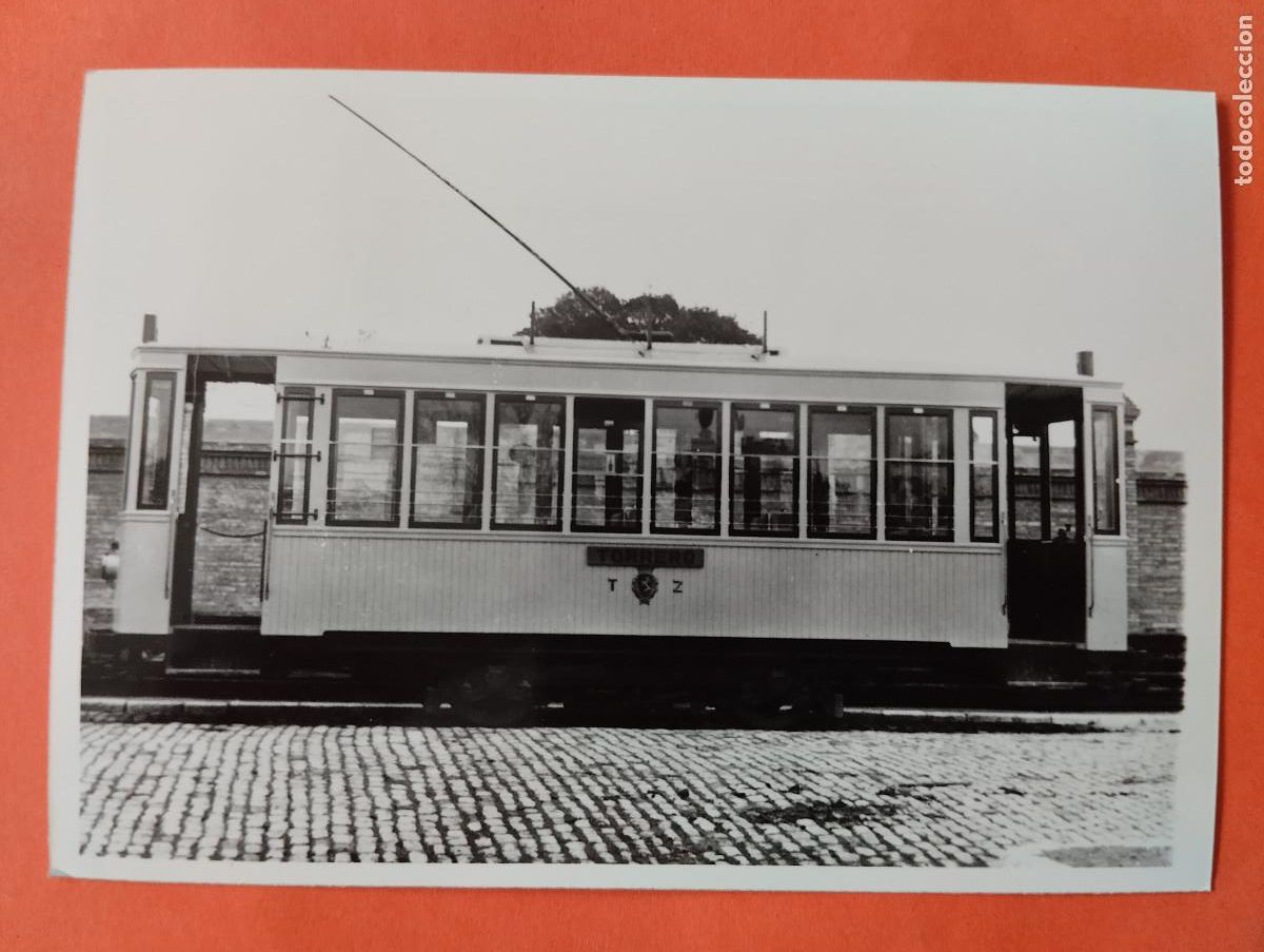 Timbres: FOTO 12,7X9CM. EXP. HISPANO FRANCESA 1989 ZARAGOZA FERROCARRILES. TRANVIA..TORRERO