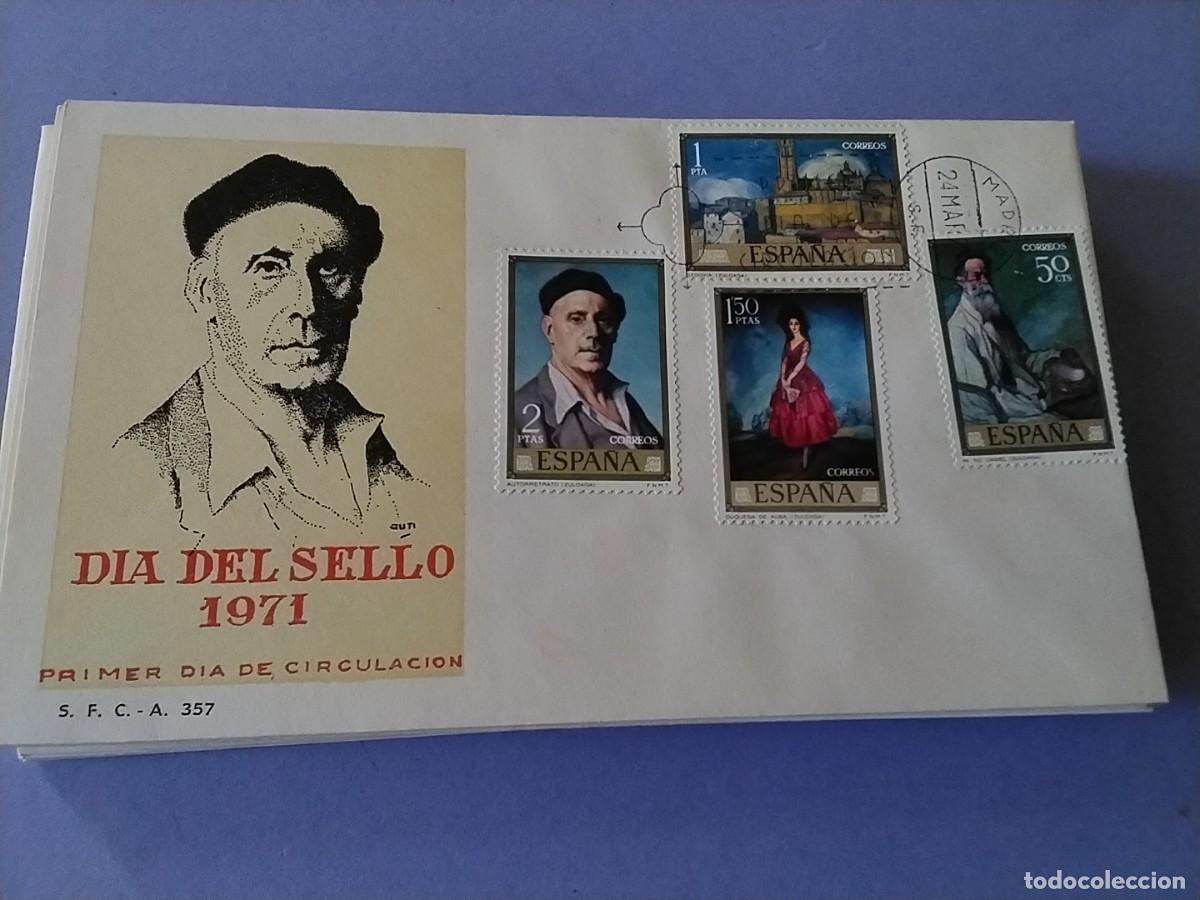 Selos: Sobres primer dia Espa&ntilde;a