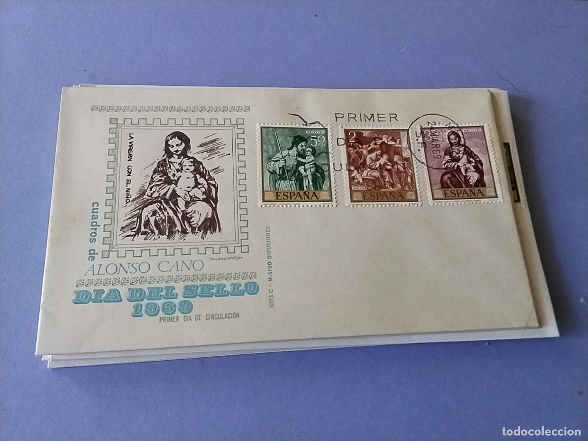 Selos: Sobres primer dia Espa&ntilde;a