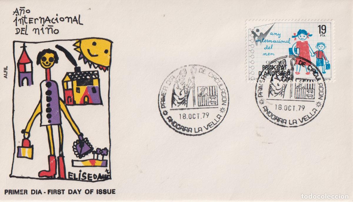 Francobolli: S.P.D.C. A&Ntilde;O INTERNACIONAL DEL A&Ntilde;O - ALFIL - ANDORRA LA VELLA - 16.OCT.79
