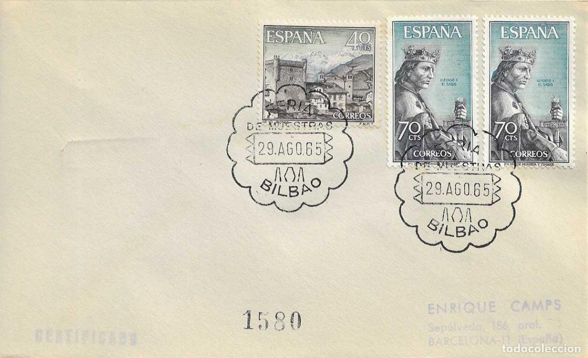 Sellos: MUY RARO MATASELLOS NO CATALOGADO NI POR ALFIL NI POR GOMIS FERIA DE MUESTRAS BILBAO (VIZCAYA) 1965
